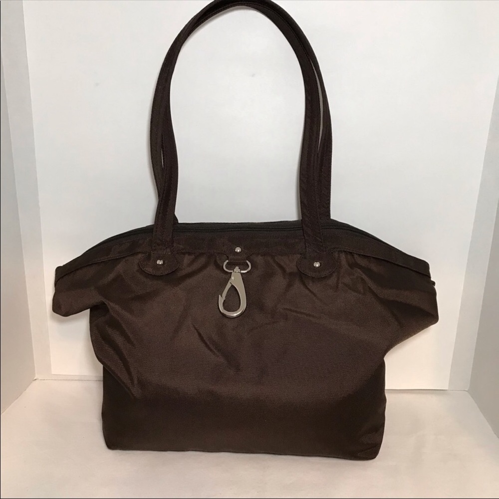 Magellan Brand Dark Brown Vault Pro RFID Tote Shoulder Bag